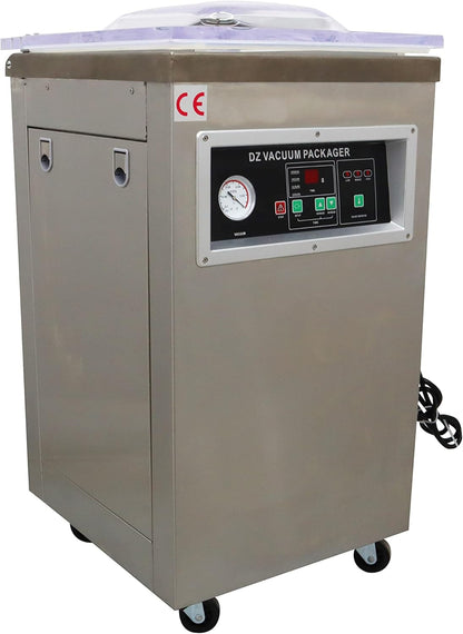 INTSUPERMAI DZ-400 Single Chamber Vacuum Packaging Machine Microcomputer Operation Panel Vacuum Sealing Machine Packaging Sealer 110V