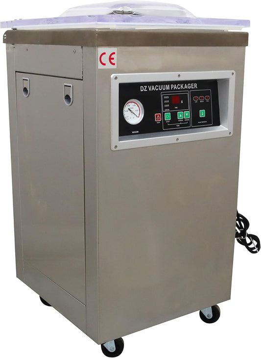INTSUPERMAI DZ-400 Single Chamber Vacuum Packaging Machine Microcomputer Operation Panel Vacuum Sealing Machine Packaging Sealer 110V