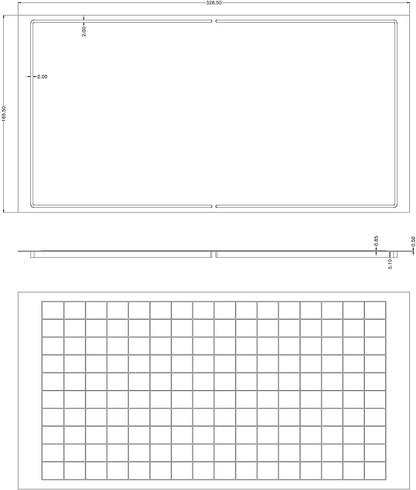 HK SYSTEMS SAM4S Cash Drawer Insert Money Tray Metal Wire Gripper 57 with 160key Wet Cover, 5 Bills and 5 Coins (Bundle)