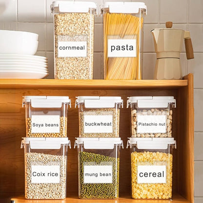 60 Pack Clear Self Adhesive Label Pockets, 4 x 2 Inch Label Holders Index Card Pockets Card Holder Shelf Label Holder for Organizing