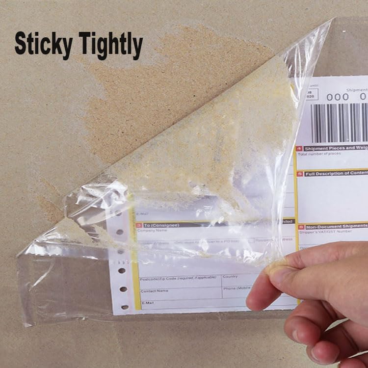 200 Pcs 7.5x5.5 Packing List Mailing Envelopes Shipping Envelopes Packing List Clear Adhesive Shipping label sleeves Shipping Supplies for Small Businesses