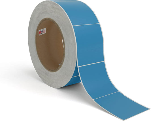 Kenco Color Coding 3 X 5 Rectangle Labels, Inventory Control Stickers 500 Labels Per Roll, Made in The USA (Light Blue)