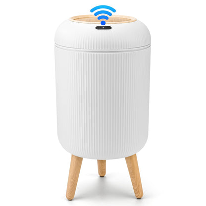 Pukomc Smart Sensor Wastebasket, Convenient and Hygienic Easy to Use, Technology Sensor Waterproof Wastebasket Plastic Trash can for Kitchen, Bathroom, Bedroom, Living Room, Office and Outdoor