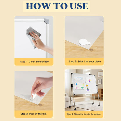 105pcs Double Sided Sticky Dots –Easy to Peel Sticky Dots,Clear Removable Sticky Tack Double Sided Tape Dots for Crafts, Posters, Balloons, and DIY Projects