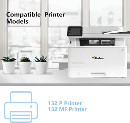 High Yield 132 P and 132 MF Printers Black Toner Cartridge (1-Pack)