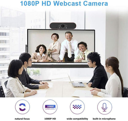 easyday 1080P HD Webcam with Microphone, Streaming Computer Web Camera for Laptop/Desktop/Mac/TV, USB PC Camera for Video Calling, Conferencing, Gaming