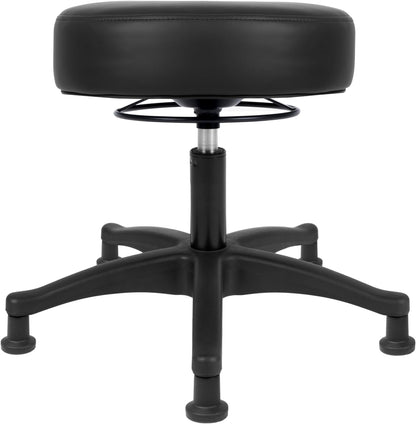 TAKE UR SEAT®15" Table Height Adjustable Round Seat Stool Heavy Duty Built and Shipped Within 24 Hours, Spa, Medical, Lab, Black (Glide)
