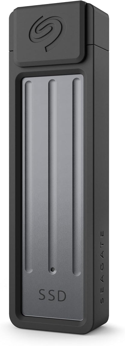 Seagate Ultra Compact 2TB, Portable SSD, 1000MB/s, USB-C, USB 3.2 Gen2, IP54 Water Dust and 3m Drop Resistant, Windows/Mac/iPhone/iPad/Android Phone/Tablet/PS4/PS5/Xbox Compatibility (STMX2000400)