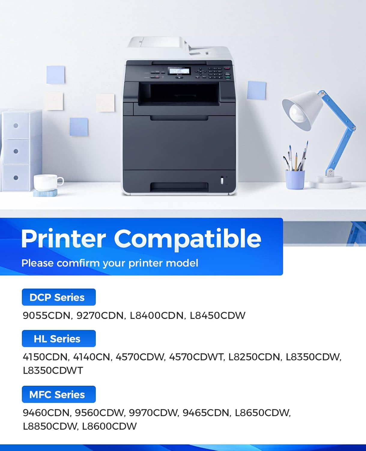 DR331CL Drum Unit Replacement Compatible for Brother DR-331CL Imaging Drum MFC-L8850CDW HL-L8350CDW MFC-L8600CDW HL-4150CDN MFC-9970CDW DCP-L8400 9050 9055 L8450 HL-L8250 L8650 L8850 4570CDW Printer