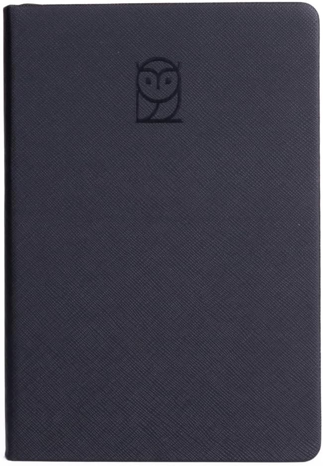 Undated Daily Planner – 6-Month A5 Productivity Organizer with Full Page Per Day, Hourly Schedule, Goal Setting, Habit Tracker, Weekly & Monthly Pages – Hardcover Time Management Notebook (Black)