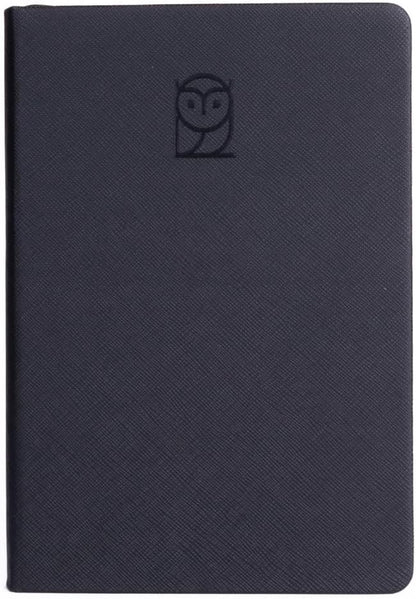 Undated Daily Planner – 6-Month A5 Productivity Organizer with Full Page Per Day, Hourly Schedule, Goal Setting, Habit Tracker, Weekly & Monthly Pages – Hardcover Time Management Notebook (Black)