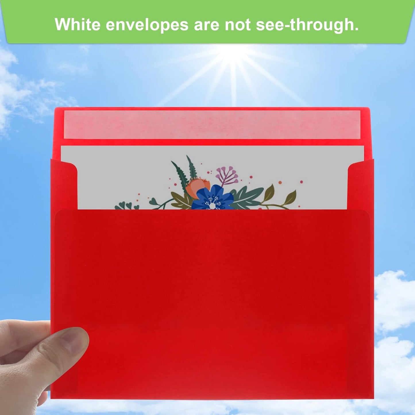 70 Packs A4 Envelope, Red A4 Envelopes, 4x6 Photo Envelopes for Invitations, Envelopes Self Seal for Weddings, Baby Shower, Photos, Postcards, Greeting Cards, Mailing