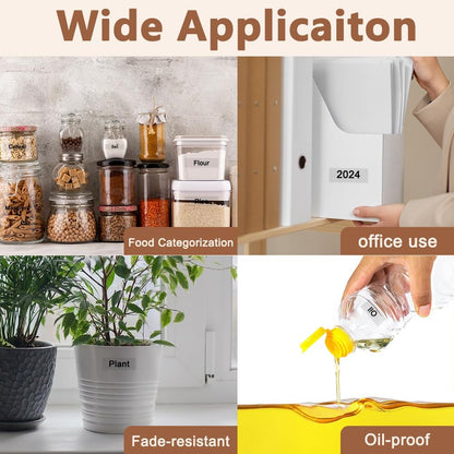 Hehua Tze Tz Tape 9mm 0.35 Laminated Clear Tape Compatible for Brother Label Maker Tape TZe-121 TZe121 TZ-121 TZ121 for Ptouch PT D210 D200 D220 D610 H110 1880, 3/8'' x 26.2ft Black on Clear, 3 Pack