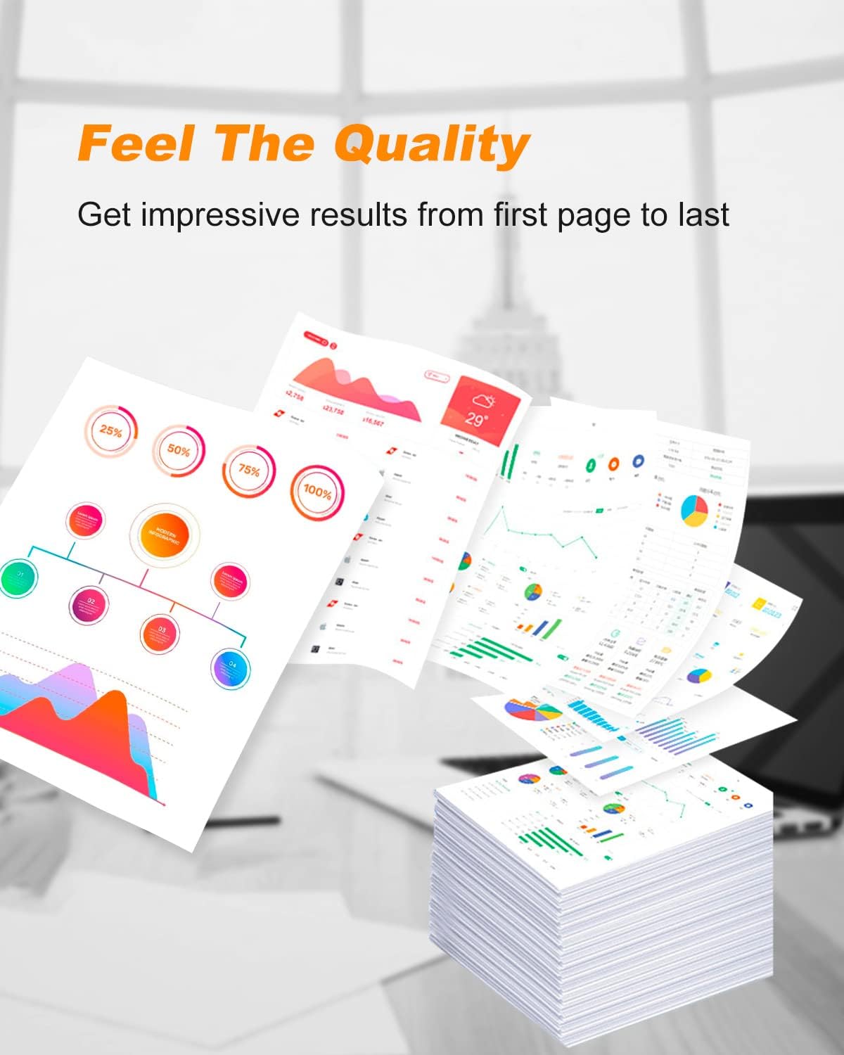 822XL Ink Cartridges Remanufactured Replacement for Epson 822XL Ink Cartridges for Epson 822 822 XL T822 for Epson WF-3820 Printer Workforce Pro WF-4820 WF-4830 WF-4833 WF-3823 Printer（5 Pack, 822XL）