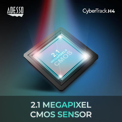 CyberTrack H4 Webcam 1080P HD USB Webcam with Built-in Microphone, Zoom Certified, Black