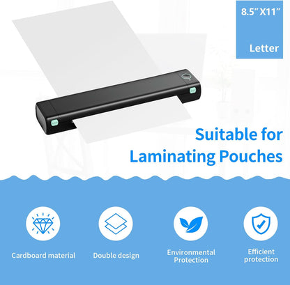 Laminator Carrier Sleeve Lamination Carrier Thermal Laminating Carriers Sheets Thermal Carrier Sheet for Laminator with All Brand Laminating Pouch (10, Letter Size)