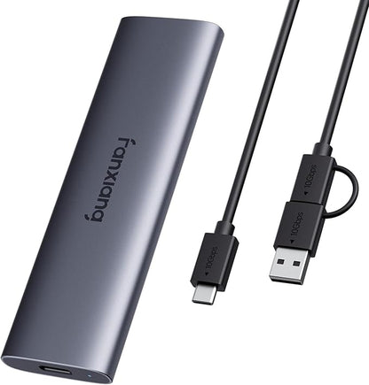 fanxiang 1TB External SSD - Portable SSD External Solid State Drive, 1000MB/s,USB 3.2 Gen2 Type-C, Aluminum Alloy, External Hard Drive for iPhone15/16,Android, Mac, Windows -PS1008NEW