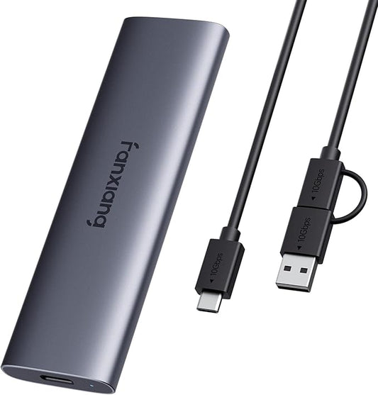 fanxiang 1TB External SSD - Portable SSD External Solid State Drive, 1000MB/s,USB 3.2 Gen2 Type-C, Aluminum Alloy, External Hard Drive for iPhone15/16,Android, Mac, Windows -PS1008NEW