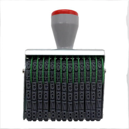 13 Digits Office Stamps,Rubber Number Stamp Business Stamps Changeable Stamp Rolling Wheel Stamp Date Stamp,Multi- Functional Creative Symbol Office Personalized Custom Logo Stamp