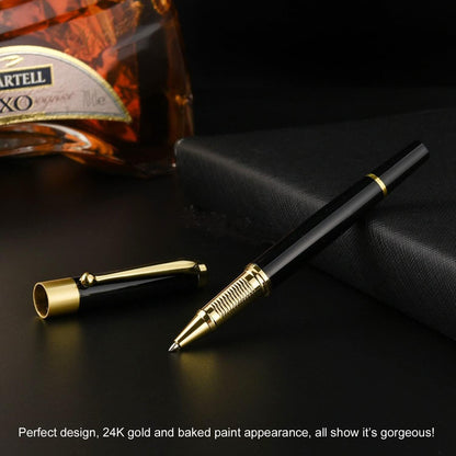 YIVONKA Ballpoint Pen Black Refill,Luxury Ballpoint Line width 0.5mm,Best Ball Pen Gift Set for Men & Women Professional Executive,Office,Nice BallPens Classy Gift Box (2 Black)