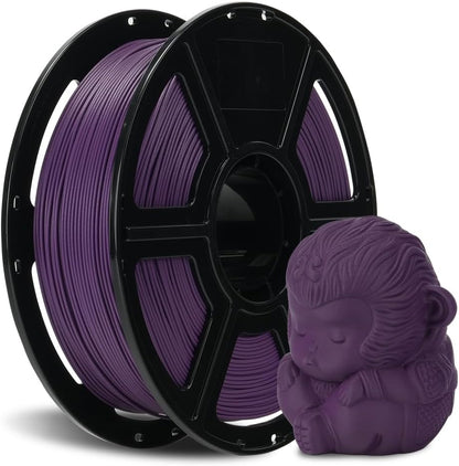 FLASHFORGE Carbon Fiber PLA Filament 1.75mm, Carbon Fiber Reinforced PLA 3D Printer Filament, 1KG Spool Dimensional Accuracy +/- 0.02mm, High Strength & High Abrasion-Resistance (Iris Purple)