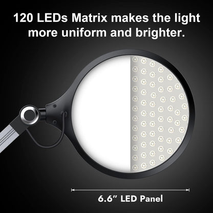 Desk Lamp,Led Architect Desk Lamp,Desk Lamps for Home Office,Table lamp with Wireless Charger & Adjustable Swing Arm,Touch Control, 3 Lighting Mode,5 Brightness,Eye-Caring Office Lamp