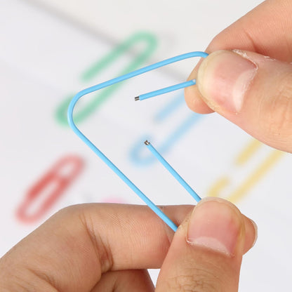 Multicolor Jumbo Paper Clips, 1.3 Inch (33mm) & 2 Inch (50mm), 400-Pack for Office, School & Home Document Organizing (Colorful, 1.3 Inch and 2 Inch)