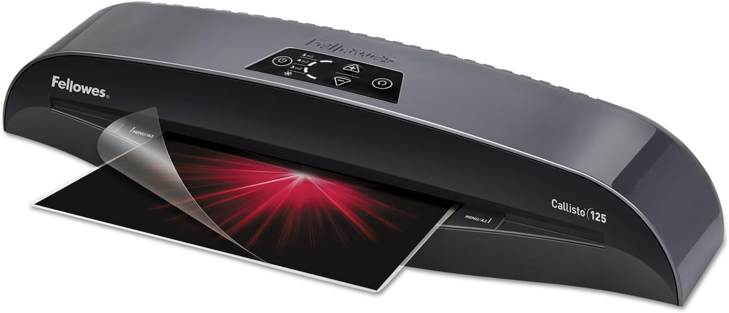 Fellowes Callisto 125 Laminator, 12.5-Inch (57291), Silver/Black