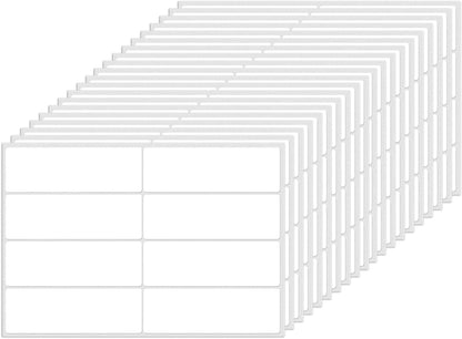 Colored Labels Stickers 3×1 Inch Rectangle Vinyl White Sticker Removable Assorted Color Coding Name Tag for File Folder Classroom Office Inventory Marking 160 PCS