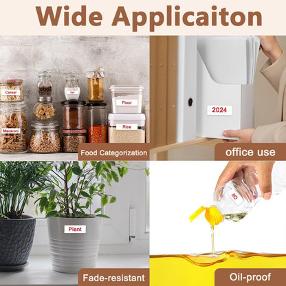 Hehua Tze Tz Tape 12mm 0.47 Laminated White Compatible for Brother P-Touch TZe-232 TZe232 TZ-232 TZ232 Tape for Ptouch PT D210 D200 D220 D610 H110, 1/2'' x 26.2ft Red on White, 3 Pack