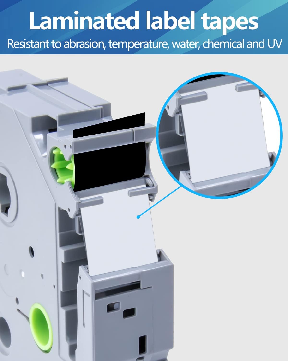 Weemay Compatible 3 Pack TZe-345 Replacement for Brother P-Touch Label Tape 18mm 0.7 White on Black 3/4 TZe TZ Tape TZ-345 TZ345 TZe345 for PT-D400AD PT-D610BT PT-D600 PT-D410 Printer, 0.7" x 26.2'