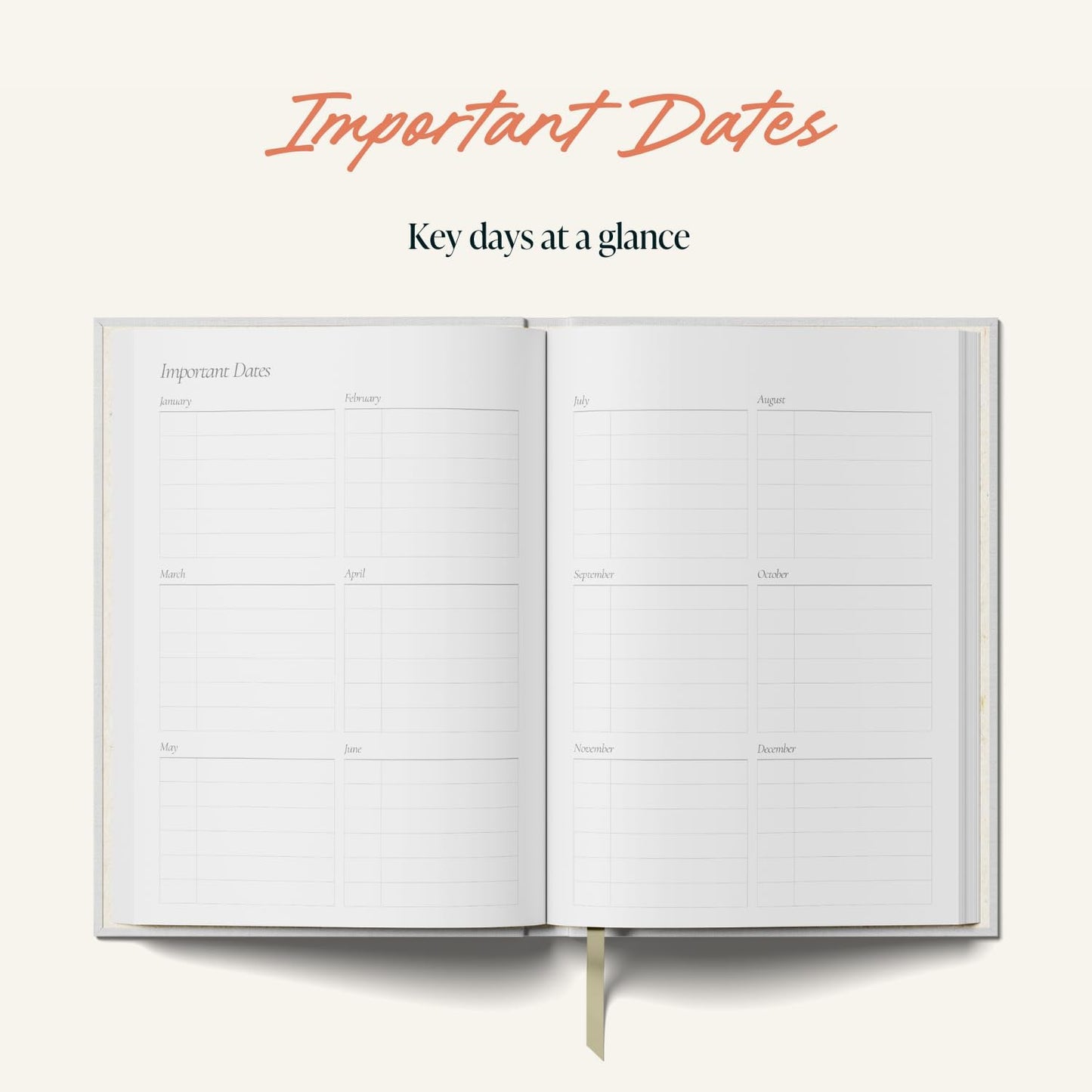 Yop & Tom Undated Daily Planner - Productivity Planner - Weekly and Daily Organizer with Time Slots - Purple & Orange