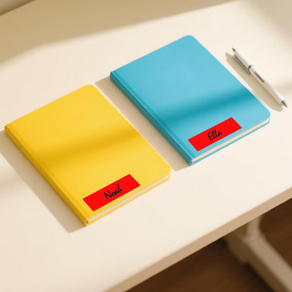 3 × 1 Inches Red Rectangle Color Coding Labels 1000 PCS, Self-Adhesive Writable Waterproof Vinyl Blank Sticker Roll for Office Home School Business