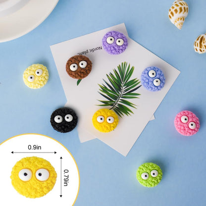 rhinocats 16Pcs Fridge Magnets, Colorful Decorative Resin Simulation Cookies Refrigerator Magnets, Cute Whiteboard Magnets for DIY Kitchen Office