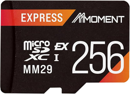 MMOMENT 256GB Micro SD Express Card for Nintendo Switch 2, Micro SD Card, EX450, PCIe gen3x1, Up to 880MB/s Read and 650MB/s Write Speed, Gaming Memory Card (MM29)
