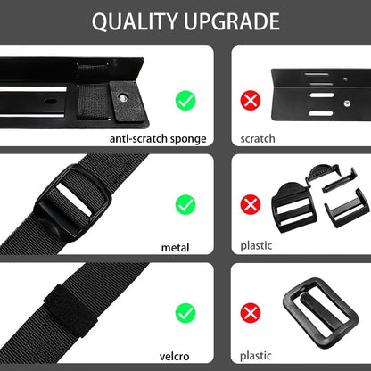 Under Desk Slide Out PC Mount with Anti-Scratch Sponge, Adjustable CPU Holder Bracket for Computer Tower (Black (Slide Access))