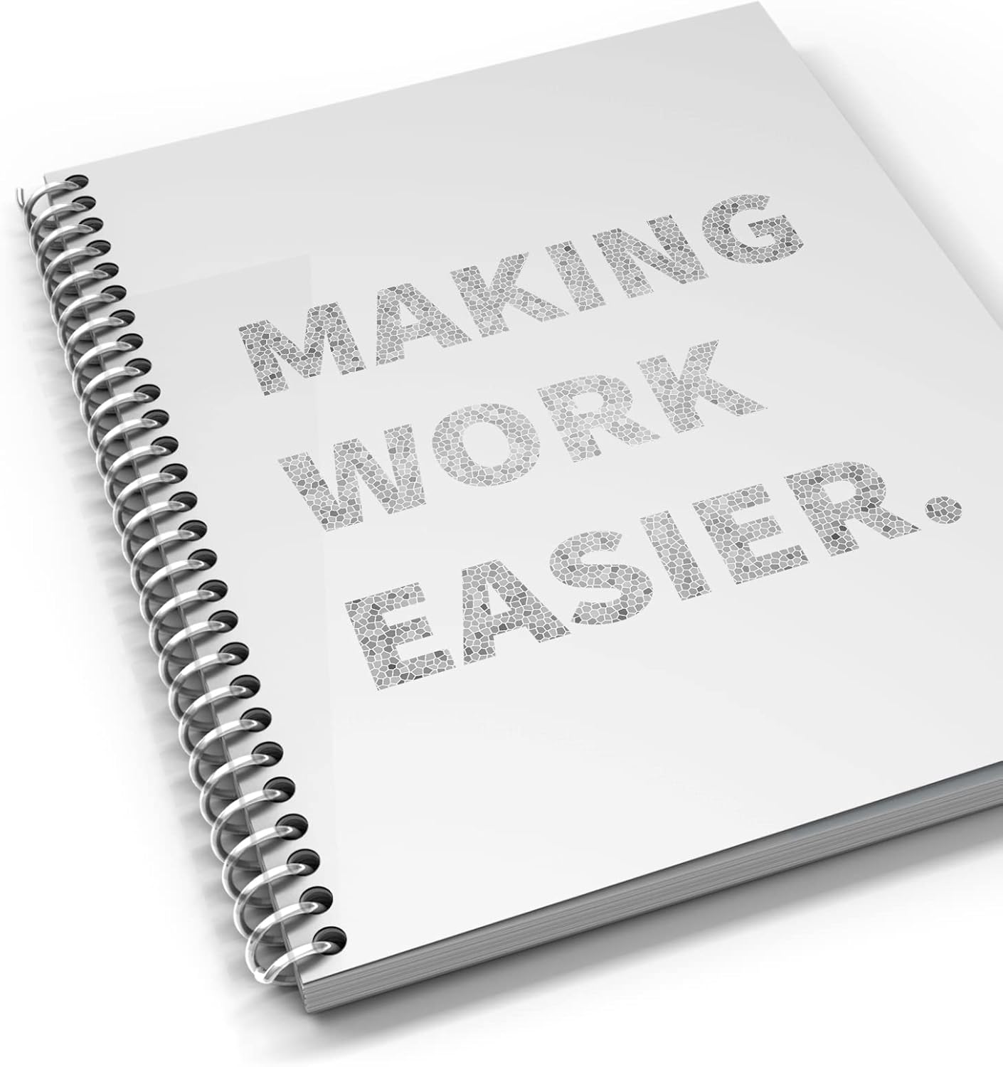 Binditek 50 Pack Plastic Spiral Binding Coils, 6mm(1/4"), 30 Sheet Capacity, 4:1 Pitch, Clear, 48Loops, for Letter Size, for Students and Coworkers