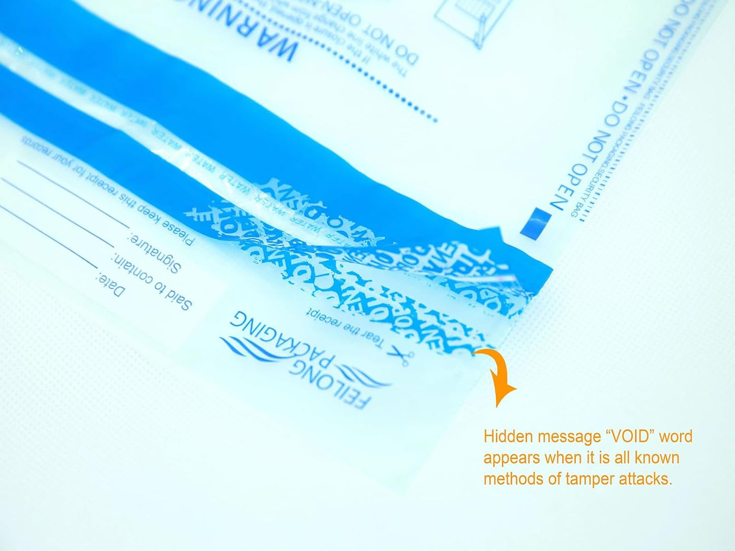 100Pcs 6"x9" Clear Plastic Bank Deposit Bag - Tamper Evident Security Bags -Transparent Cash Money Bags with High Level Security Seal