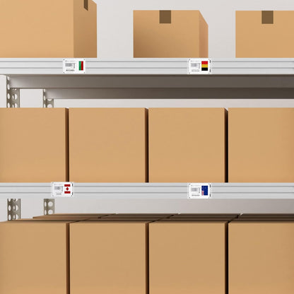 Ctosree 200 Pcs Magnetic Sign Holder Pallet Rack 5.5 x 3.5 Inches Magnetic Label Holder Clear Double Sided Window Display Frame Easy Front Opening for Window Door Office Schedule Store Home