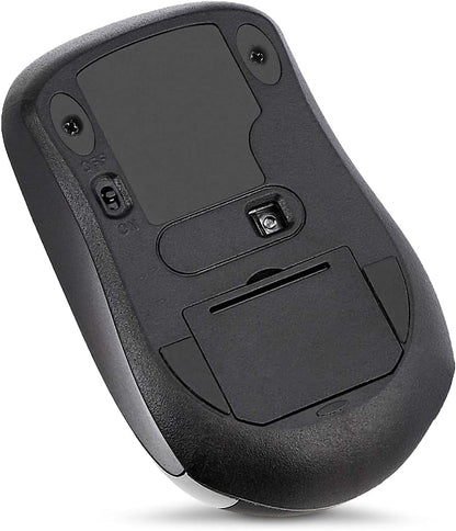 Amazon Basics 2.4 Ghz Wireless Optical Computer Mouse with USB Nano Receiver, Black, 30 Pack