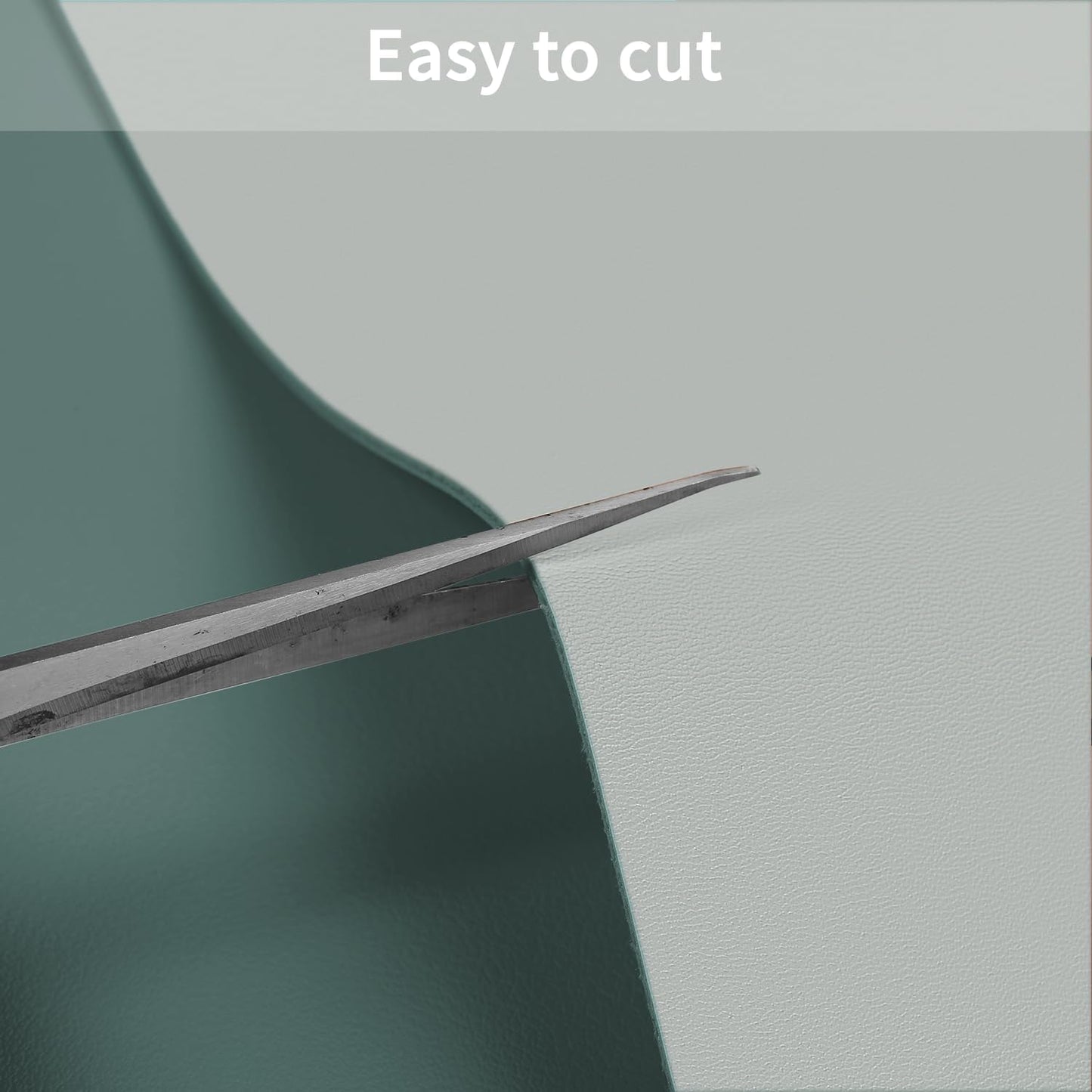 Leather Table Cover,1.8mm Thick,36x60 Inch Table Protector,Table Protector for Dining Room Table,Dining Table Cover,Table Cover Protector,Table Pad,(Aqua Blue+Gray,36x60)