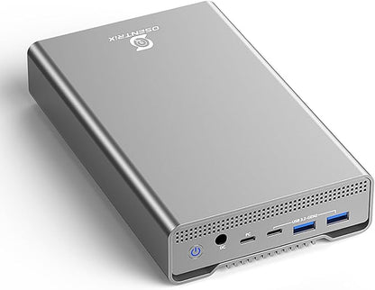 GX100 10TB USB 3.2 Gen 2 USB-C External Hard Drive with USB Hub for Windows or MacOS Desktop PC/Laptop - 2 Year Warranty