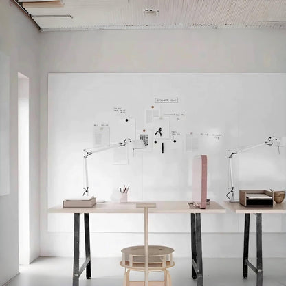 Magnetic Dry Erase Whiteboard 50"x35.5"- Self-Adhesive Flexible Wall Board Kit with 11 Markers, 6 Magnets, Magnetic Eraser & Holder - Ultra Smooth Writing,Effortless Clean for Office, Home, School