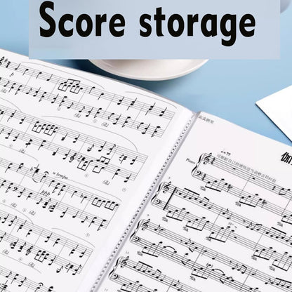 File Folder - 100 Pockets, Durable A4 Letter Size Organizer, Water-Resistant Plastic Dividers, Home/Office/School Document Holder (Blue)