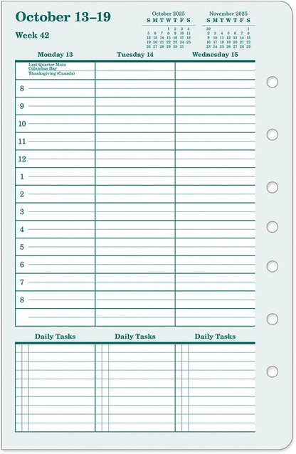 FranklinCovey - Original Weekly Ring-Bound Planner (Classic, Oct 2025 - Sep 2026)