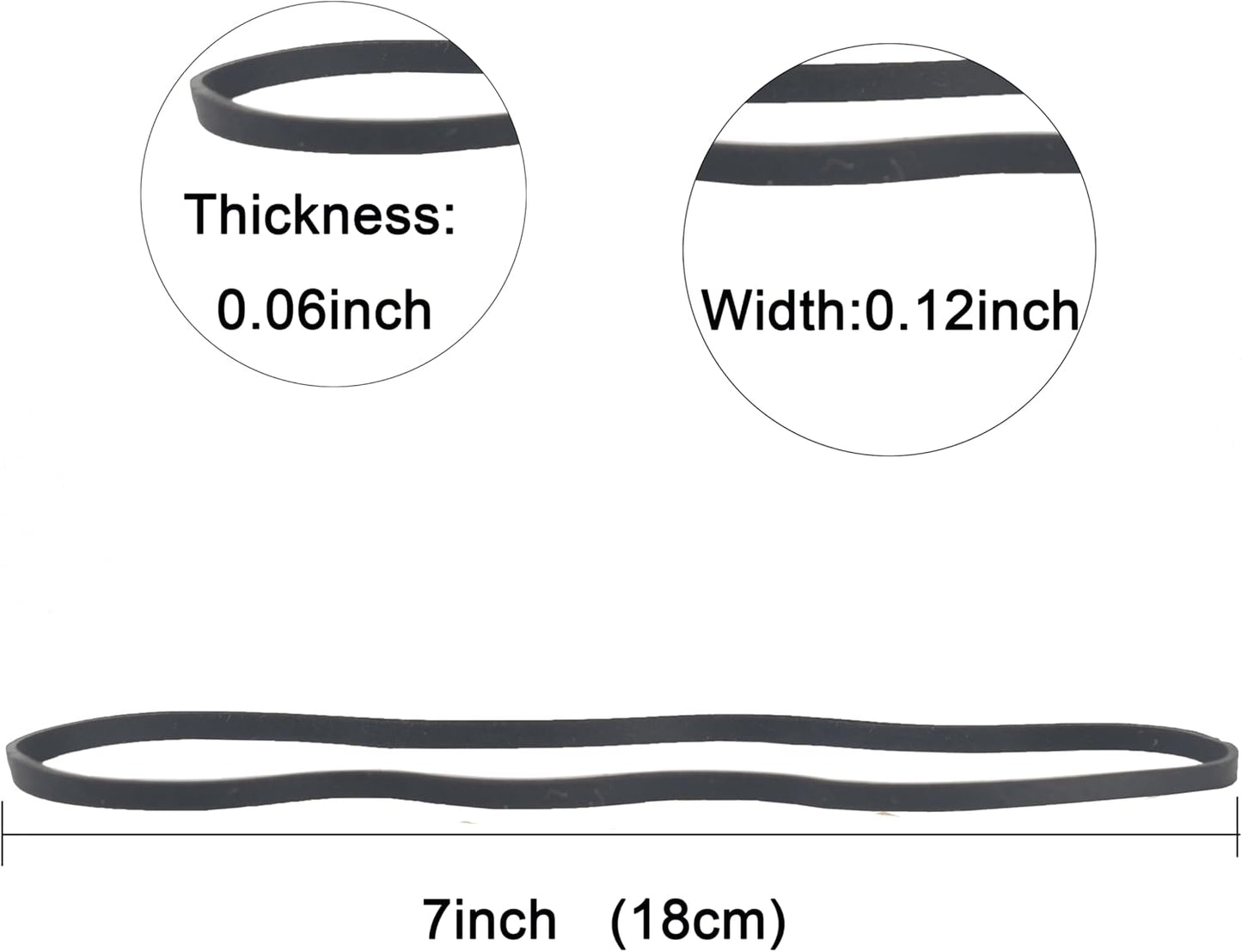 Rubber Bands Garbage Can Bands Elastic Large Size #117B 120 Pcs Trash Can Bands Elastics Bands 7 inch Assorted Color For Office Supplies Home