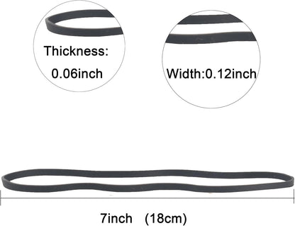 Rubber Bands Garbage Can Bands Elastic Large Size #117B 120 Pcs Trash Can Bands Elastics Bands 7 inch Assorted Color For Office Supplies Home