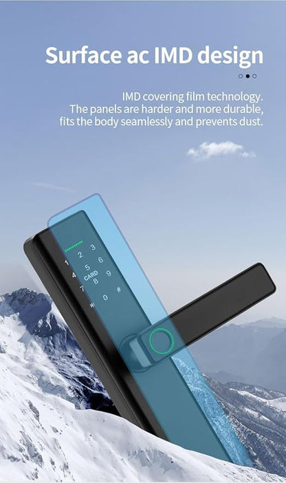 Smart Lock Fingerprint Door Lock with Touch Screen Password Electronic Locks, (No APP Control)