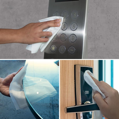 iCloth XL Screen Cleaning Wipes, Lint-Free and Streak-Free, Fast-Drying, Removes Dust, Fingerprints, and Smudges (100 XL Wipes)