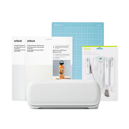 Cricut Joy Xtra-Sticker Starter Kit Smart Cutting Machine, White